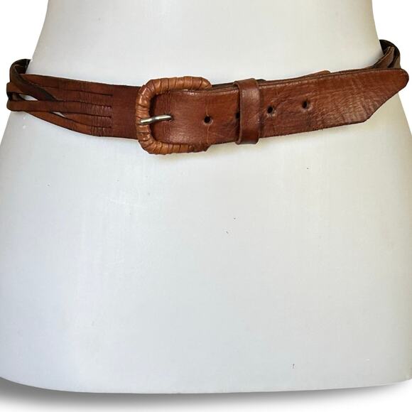VTG 70s Handcrafted Moroccan Leather Belt